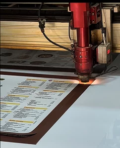 Corte láser de pantalla