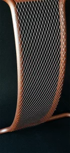 Detalle de parrilla, soldada a mano