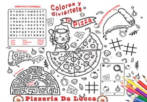 Mantel infantil para colorear