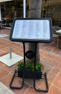 Vista en el restaurante