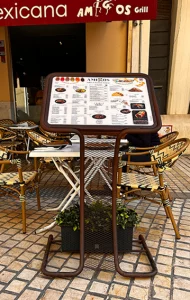 Vista en el restaurante