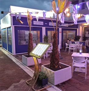 Vista en el restaurante