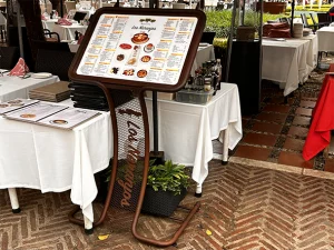 Vista en el restaurante